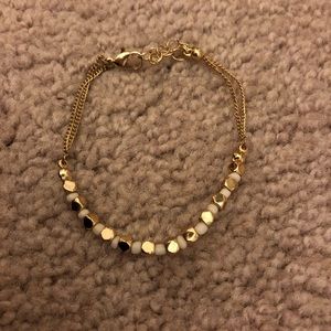 Gold old navy bracelet